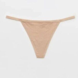 NWT lot x 4 aerie lightweight stretch breathable no show thong panty underwear S
